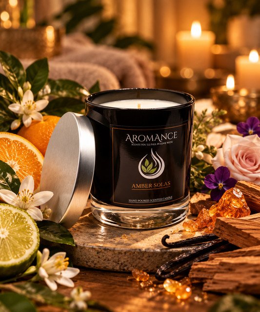 Amber Solas Scented Candle (30cl)