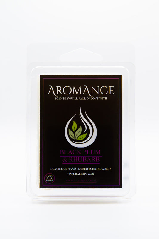 Black Plum & Rhubarb Scented Wax Tarts (60g)