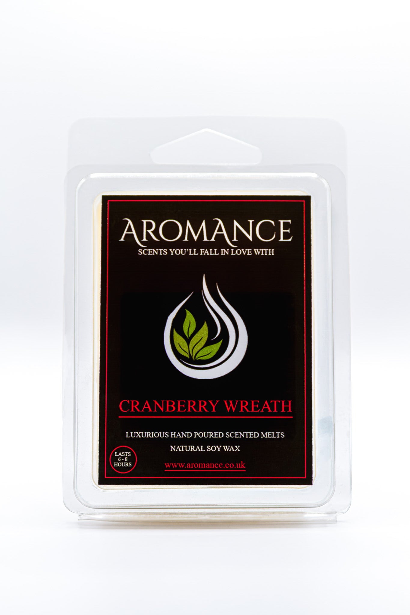 Cranberry Wreath Scented Wax Tarts (60g)