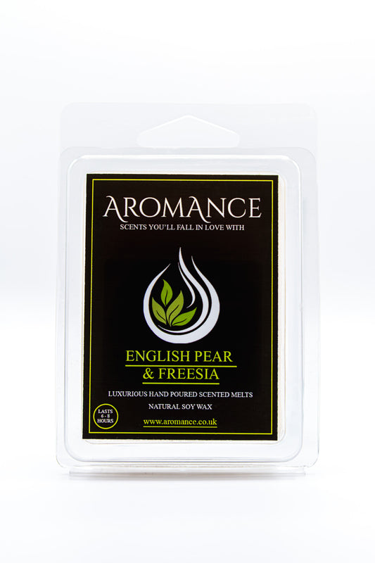 English Pear & Freesia Scented Wax Tarts (60g)